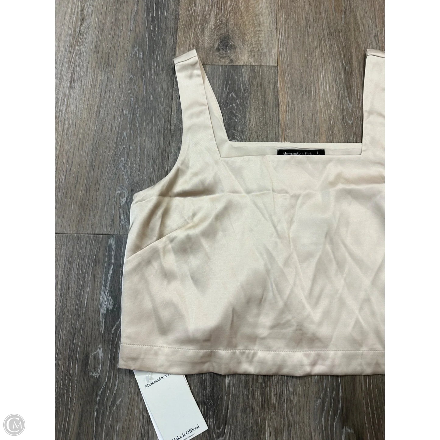 Tank Top By Abercrombie And Fitch In Cream, Size: S