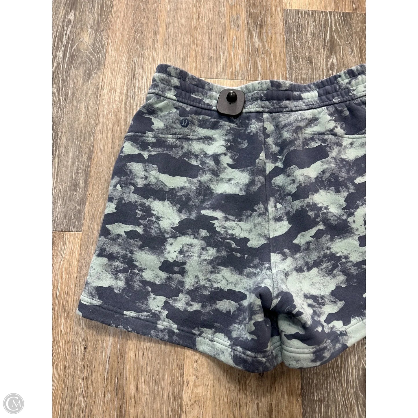 Athletic Shorts By Lululemon In Blue & Green, Size: 6