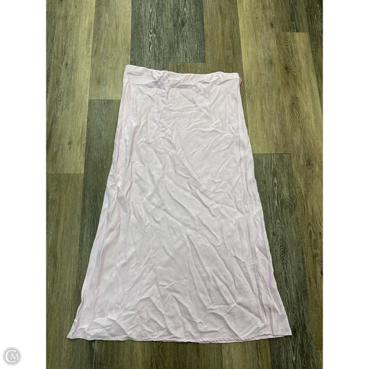 Skirt Maxi By Anthropologie In Pink, Size: Xl
