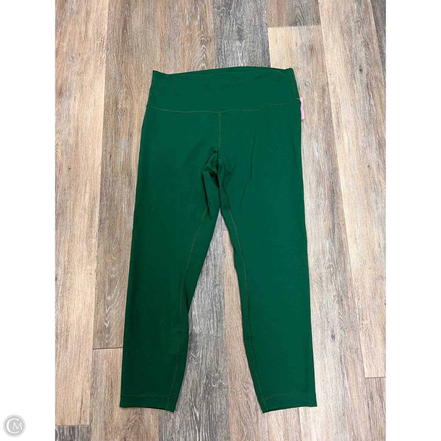 Athletic Leggings By Lululemon In Green, Size: 14