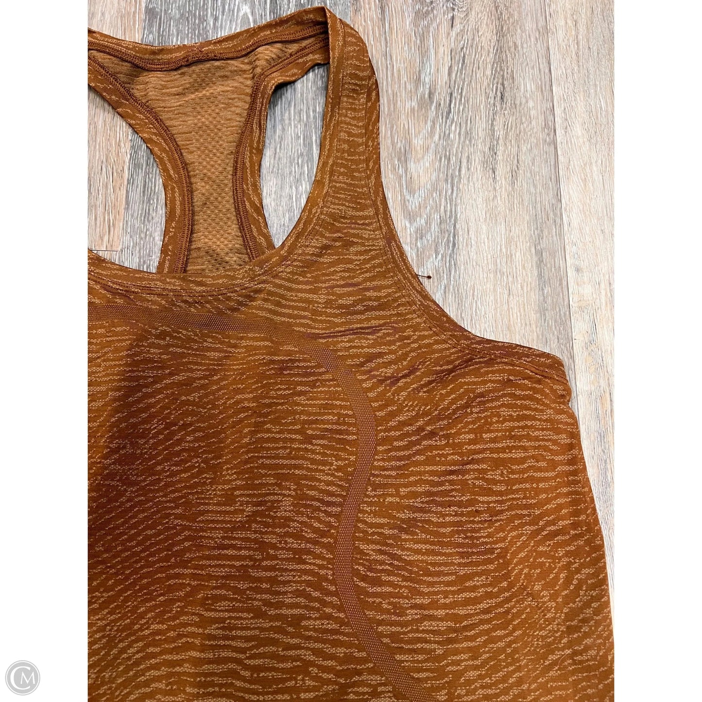 Athletic Tank Top By Lululemon In Tan, Size: 16