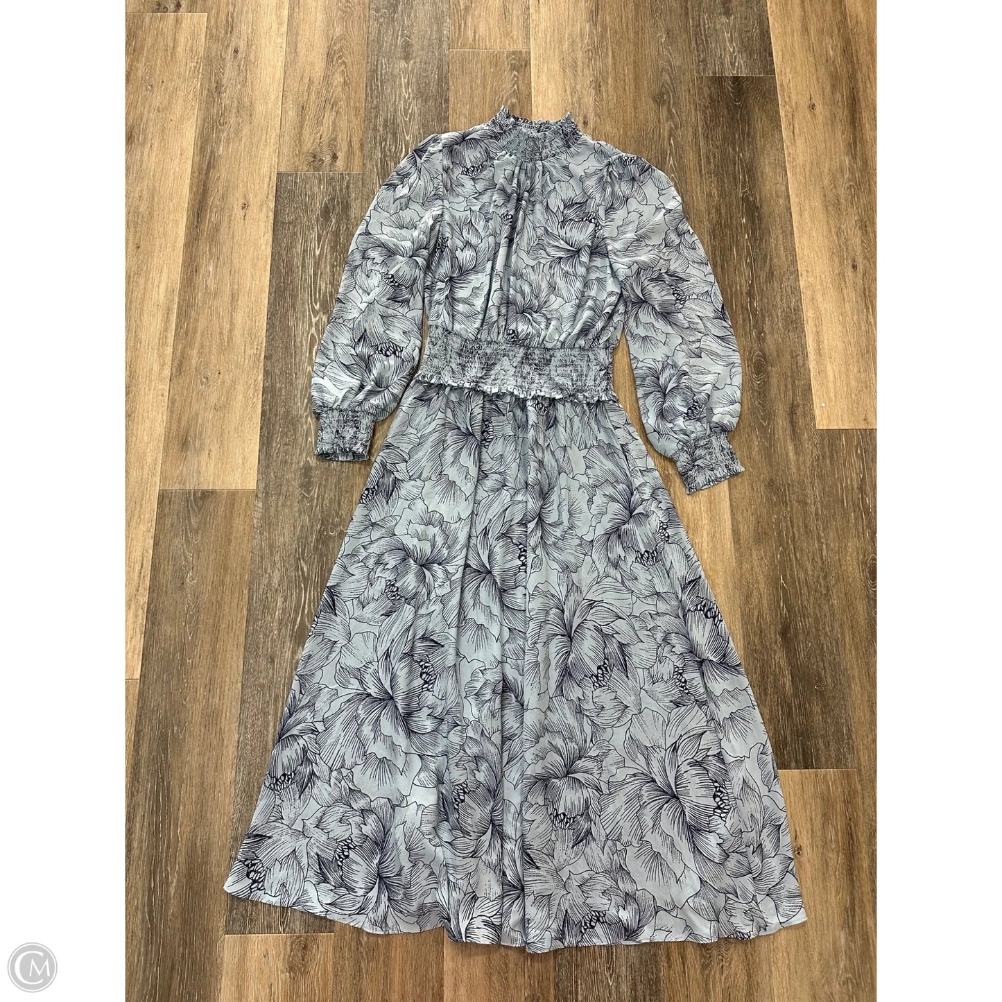 Dress Party Long By Bcbgmaxazria In Blue, Size: M