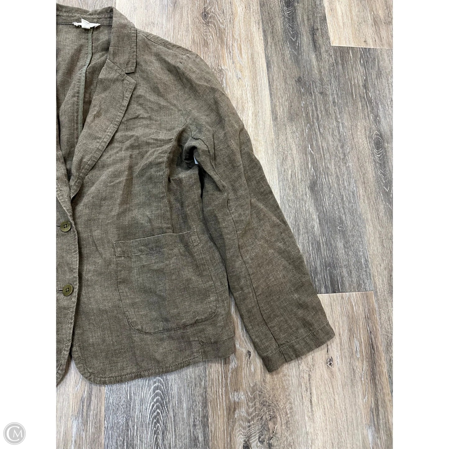 Jacket Other By Eileen Fisher In Green, Size: M