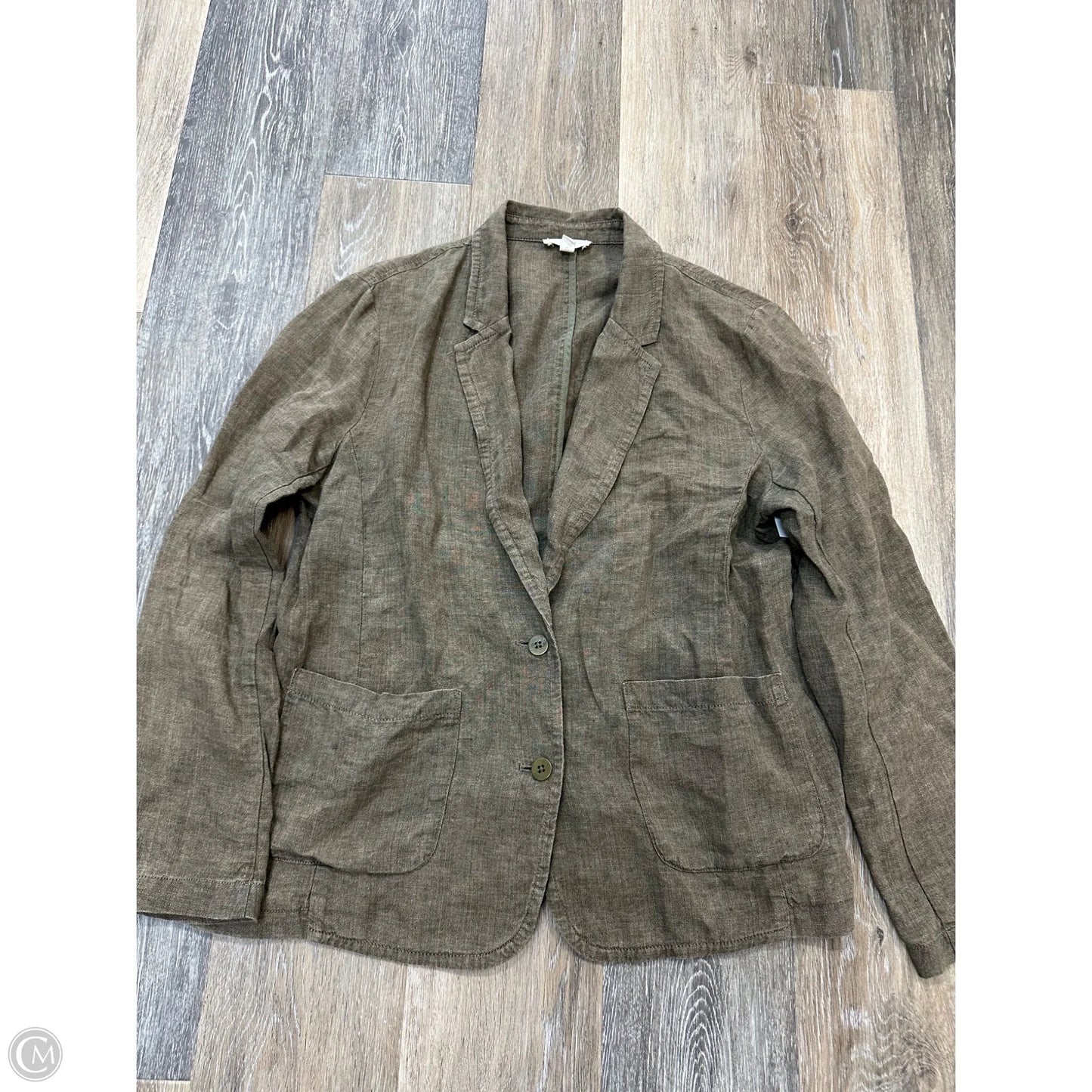 Jacket Other By Eileen Fisher In Green, Size: M