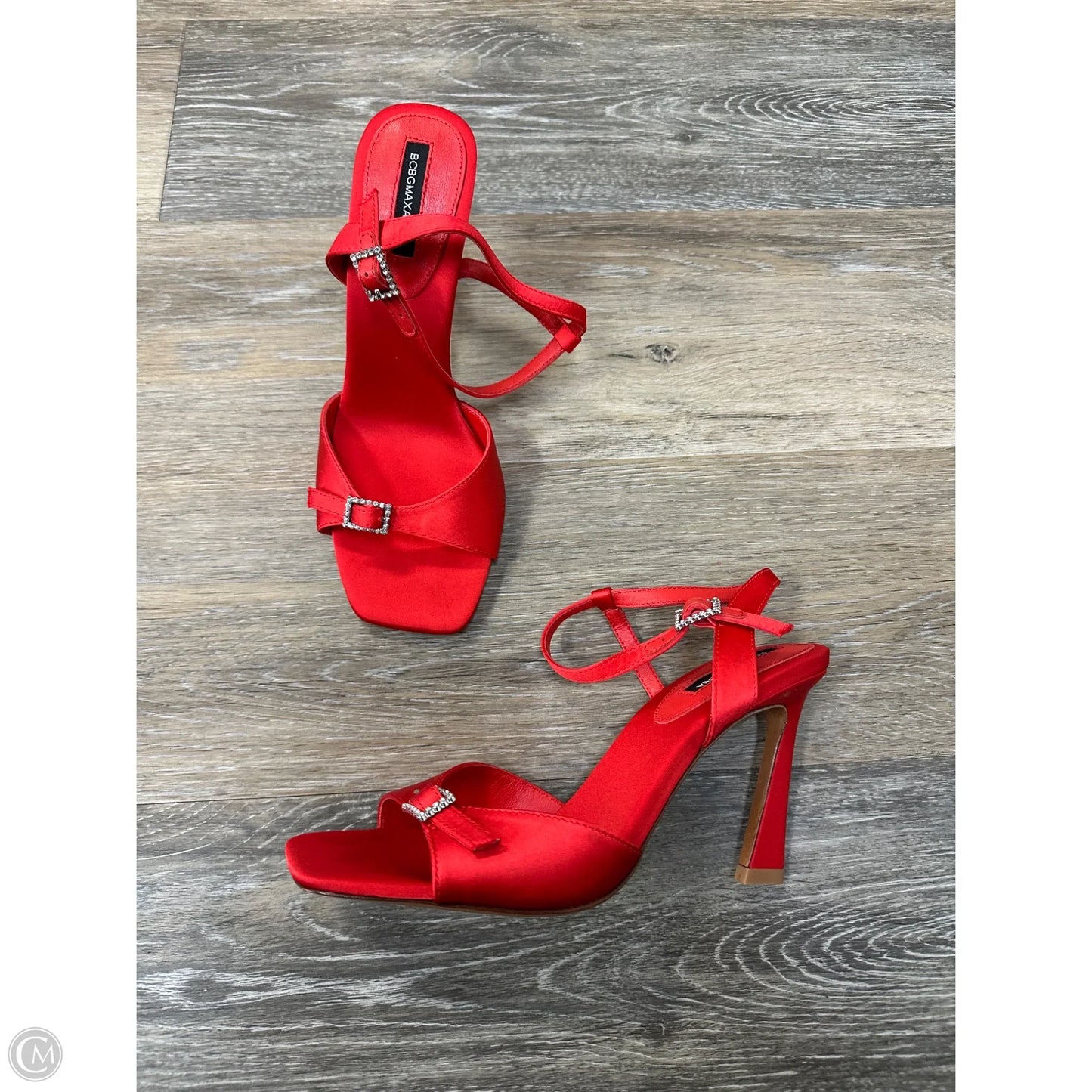 Shoes Heels Block By Bcbgmaxazria In Red, Size: 6.5