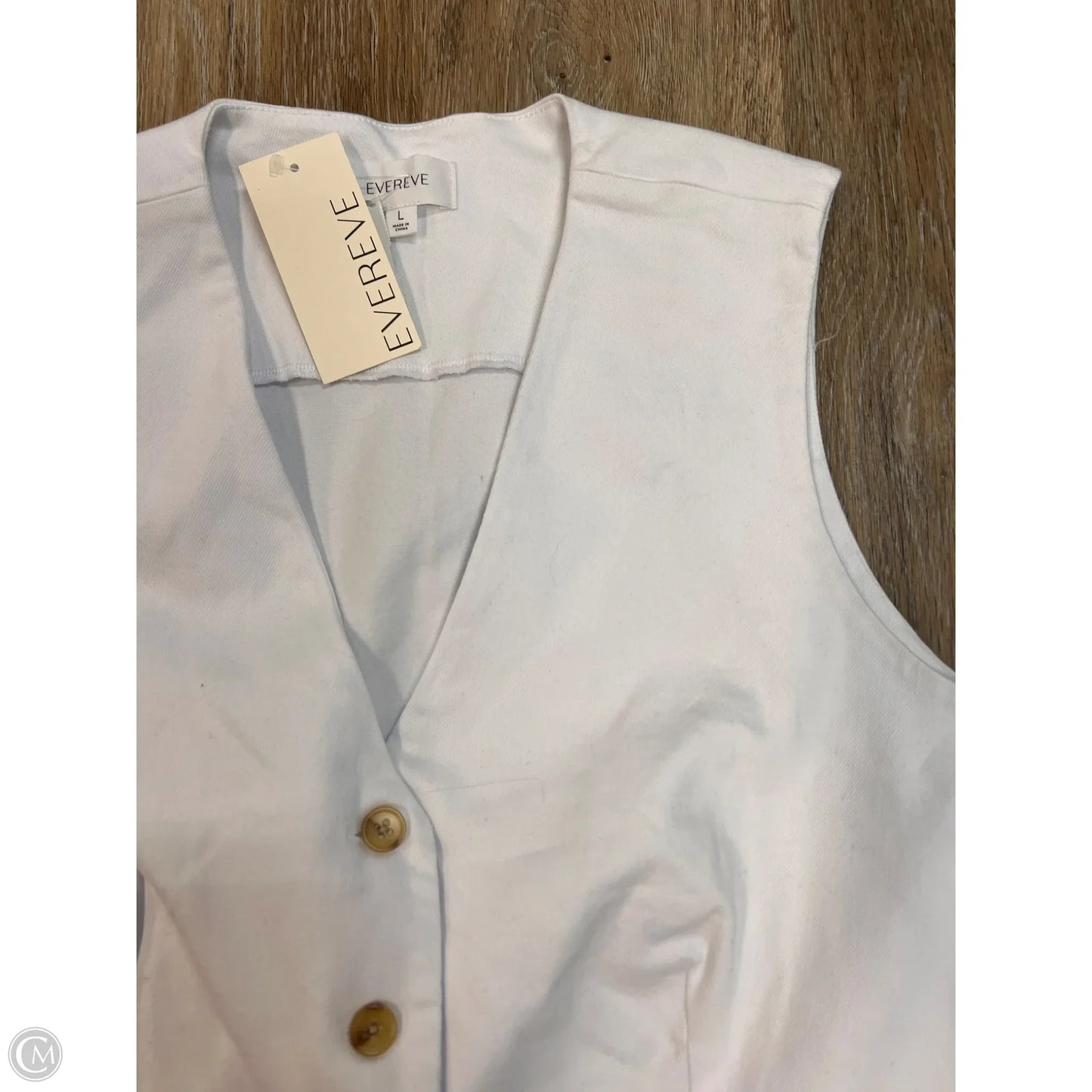 -Vest Other By Evereve In White, Size: L