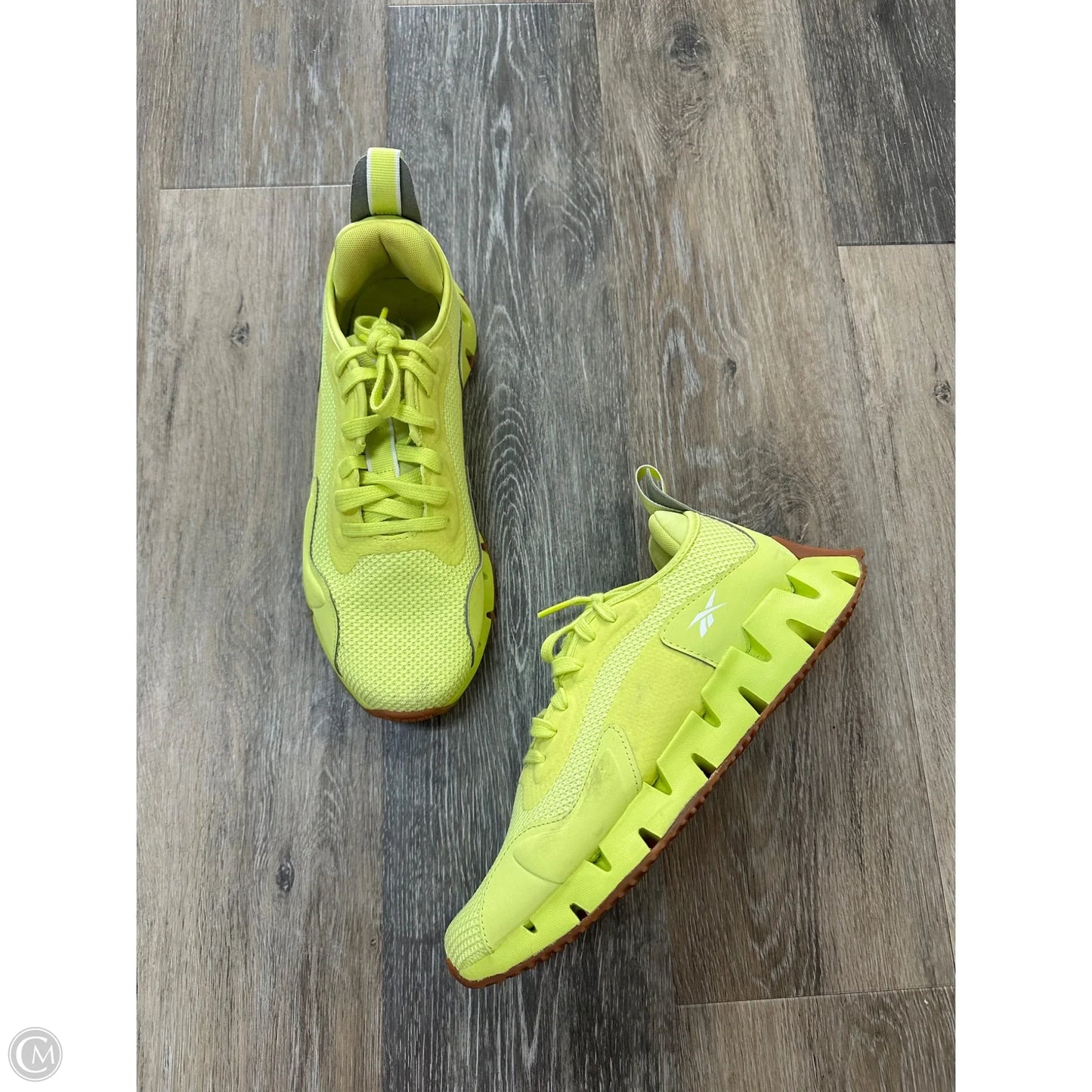 Shoes Athletic By Reebok In Yellow, Size: 8.5