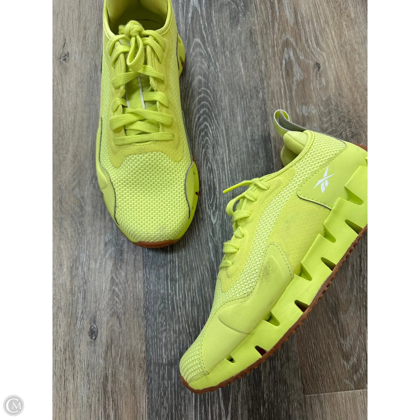Shoes Athletic By Reebok In Yellow, Size: 8.5