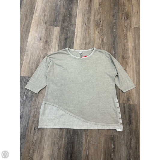 Top Long Sleeve By Poetry In Green, Size: 1x