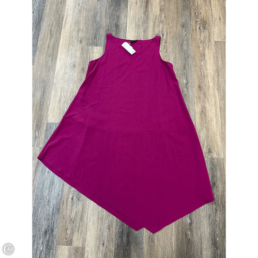 Dress Party Long By Eileen Fisher In Pink, Size: Xl