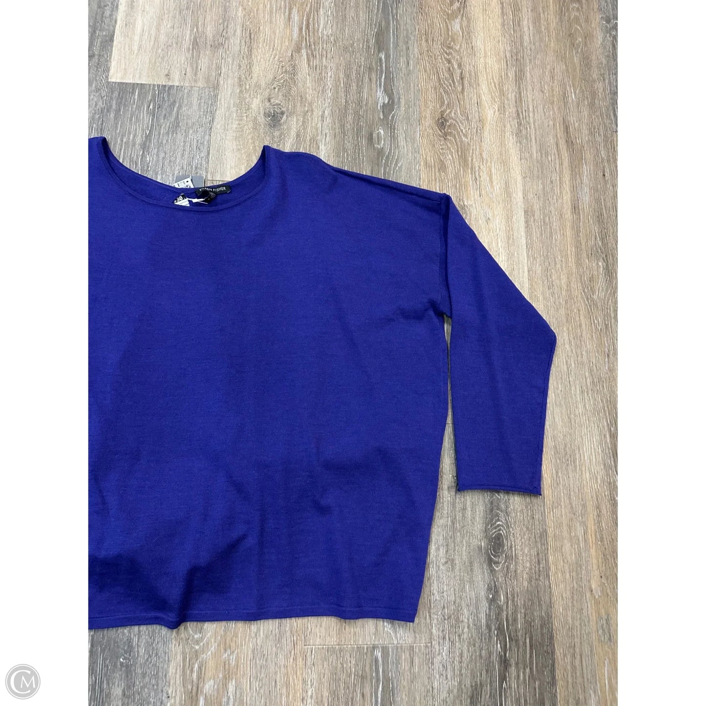 Sweater By Eileen Fisher In Purple, Size: Xl