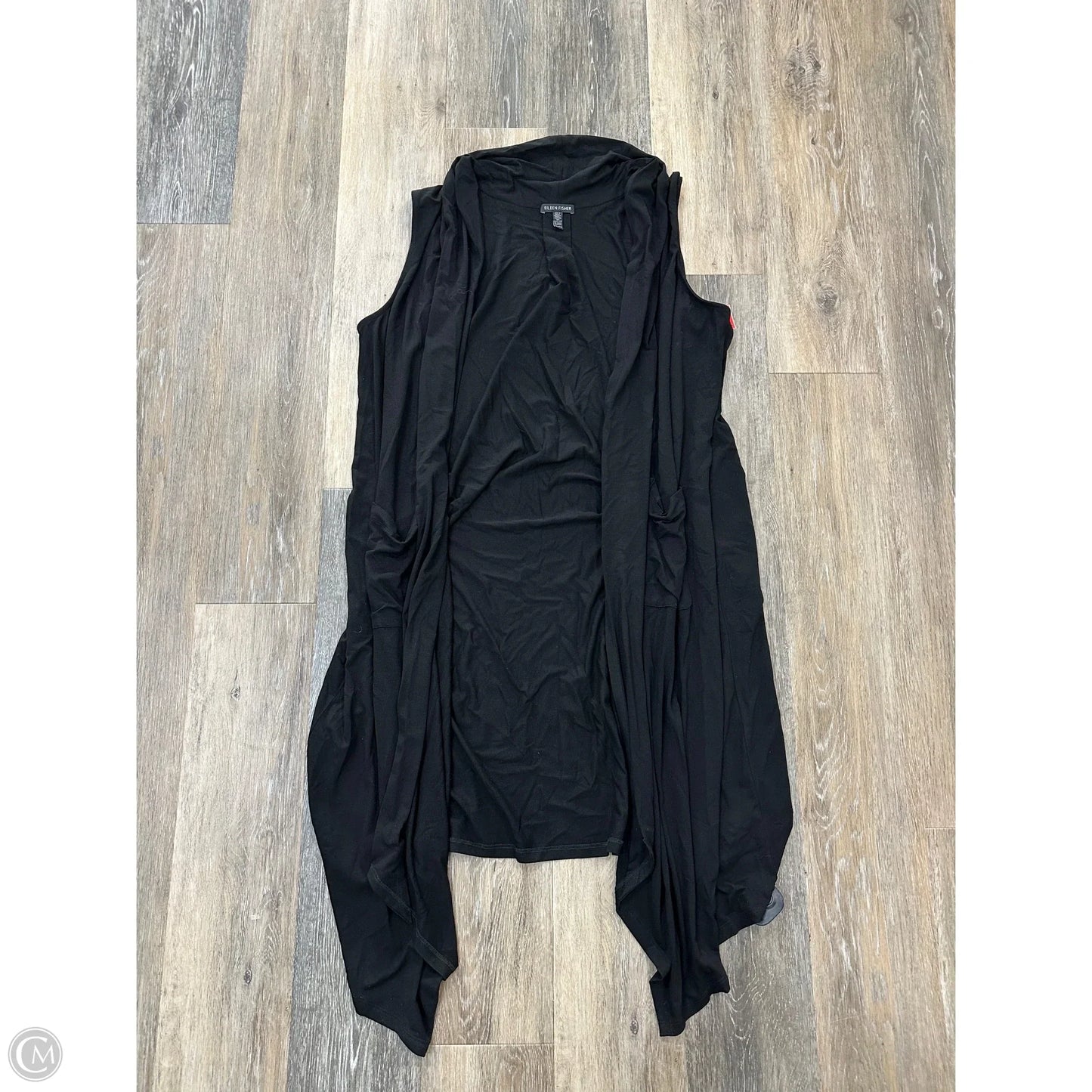Vest Other By Eileen Fisher In Black, Size: Xl
