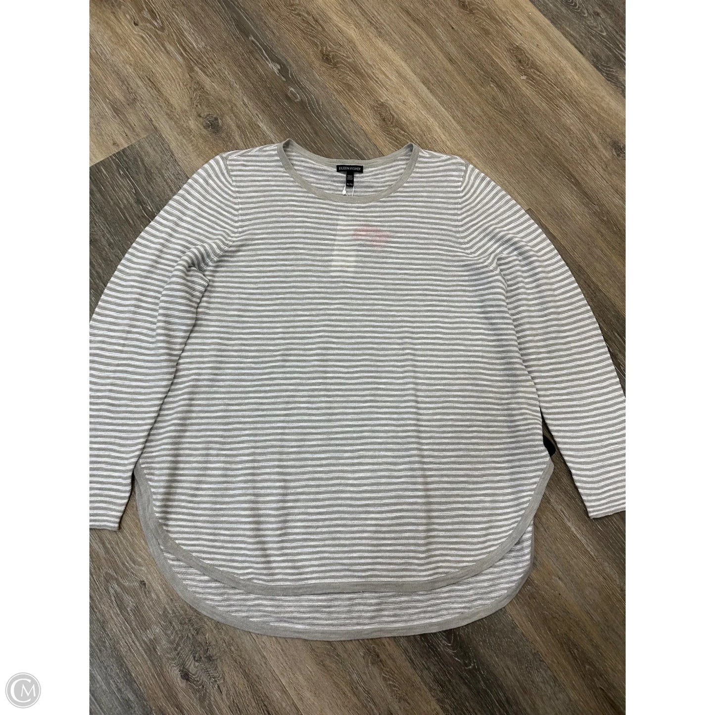 Sweater By Eileen Fisher In Striped Pattern, Size: Xs