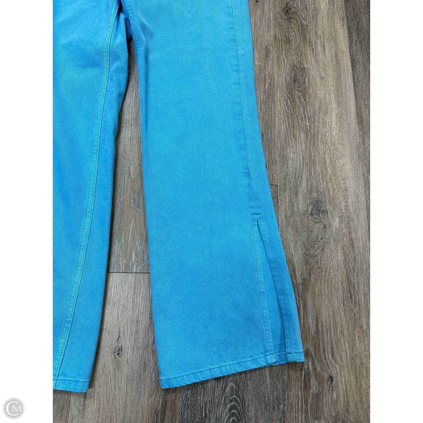 Jeans Wide Leg By Topshop In Blue Denim, Size: 2