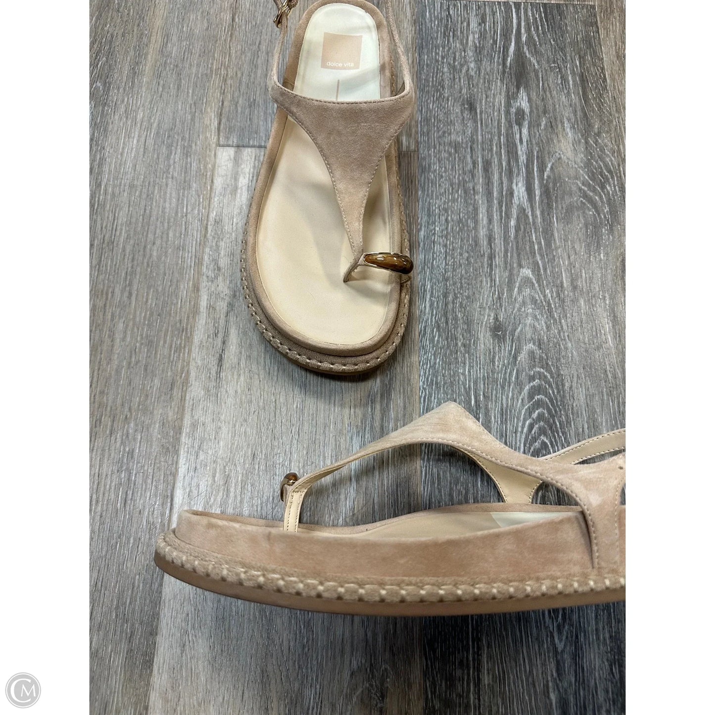Sandals Flats By Dolce Vita In Tan, Size: 9.5