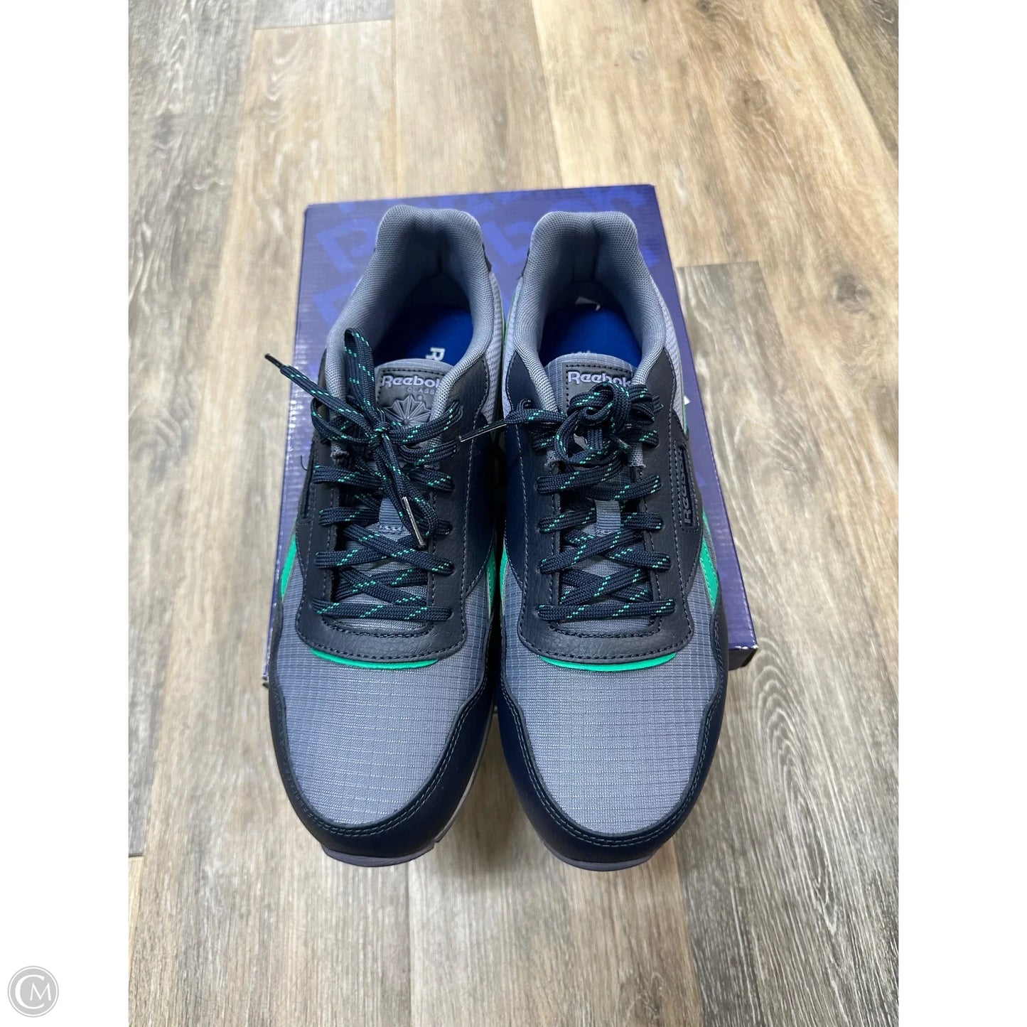 Shoes Sneakers By Reebok In Blue & Green, Size: 9.5