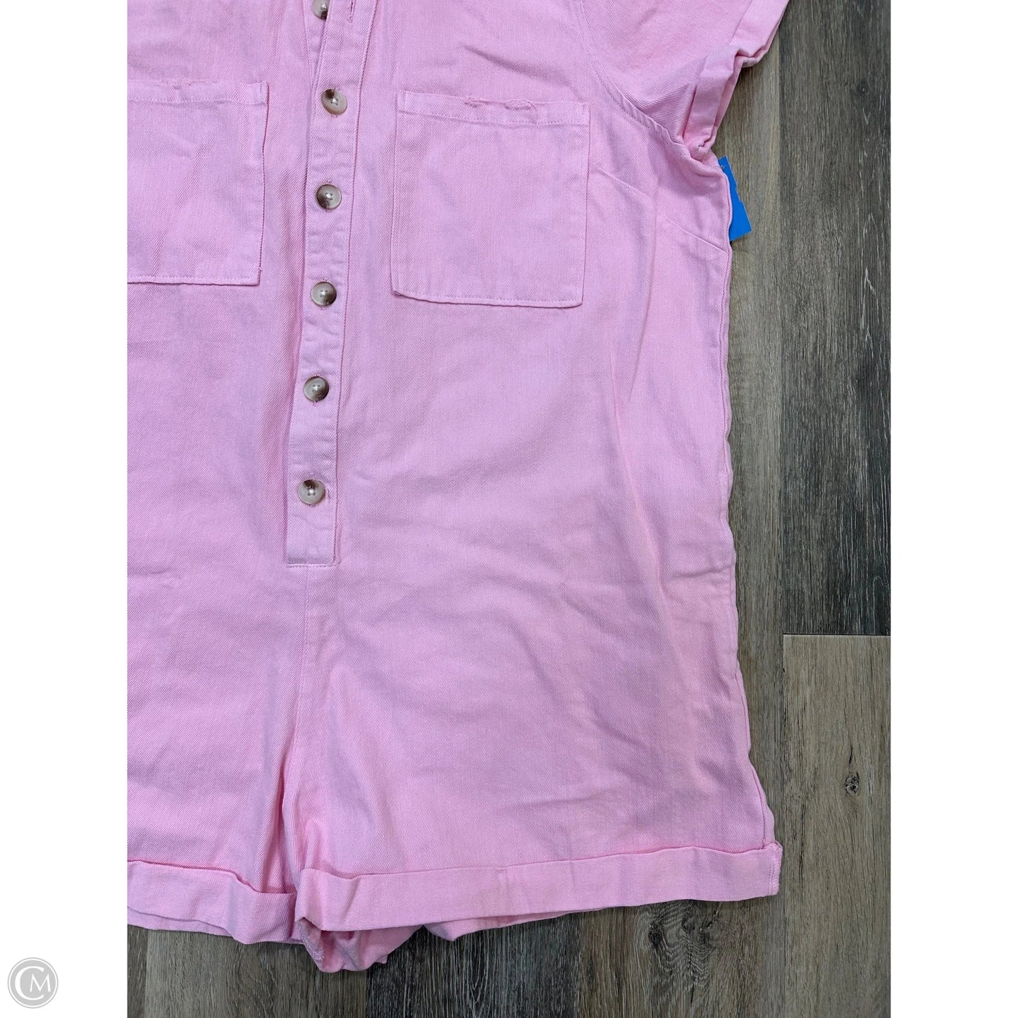 Romper By Show Me Your Mumu In Pink Denim, Size: Xxl