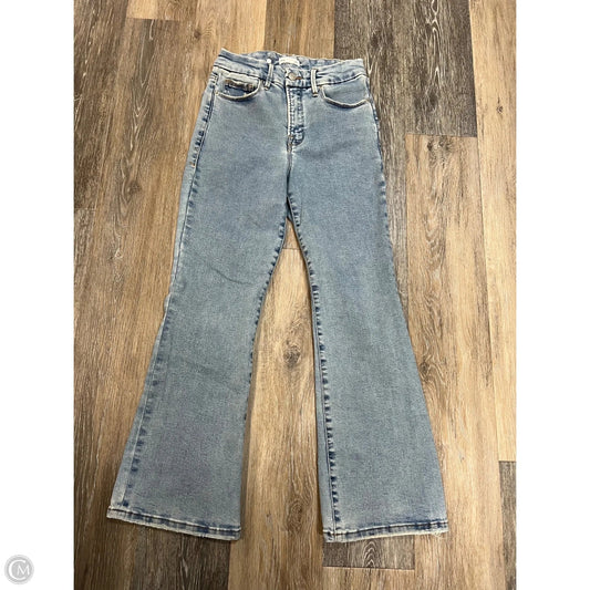 -Jeans Boot Cut By Good American In Blue Denim, Size: 2/26