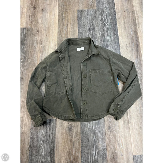 Jacket Shirt By Z Supply In Green, Size: Xs