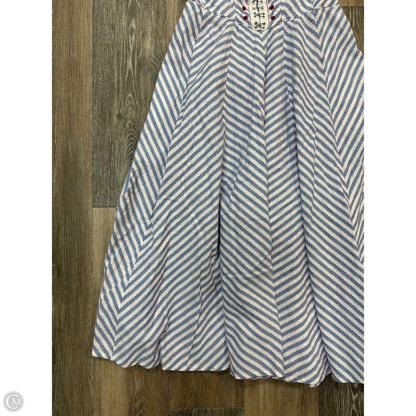 -Dress Casual Midi By Maeve In Striped Pattern, Size: Xs