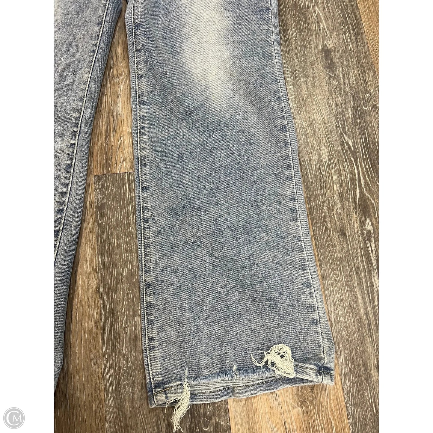 Jeans Straight By Risen In Blue Denim, Size: 14/32