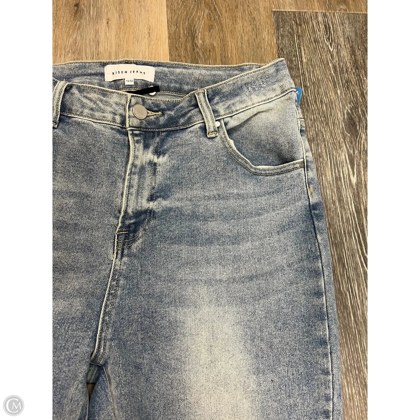 Jeans Straight By Risen In Blue Denim, Size: 14/32