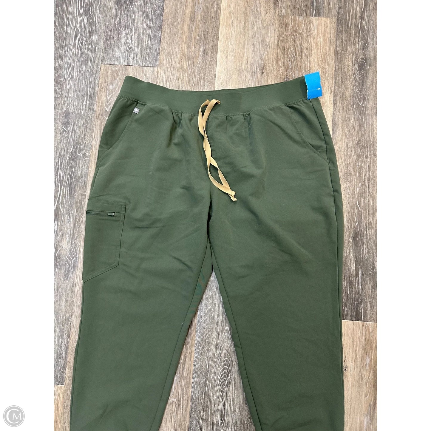Athletic Pants By Figs In Green Size: Xxl