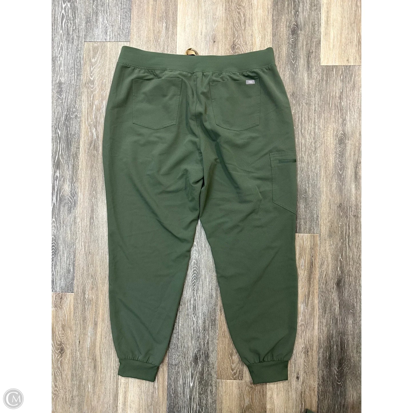 Athletic Pants By Figs In Green Size: Xxl