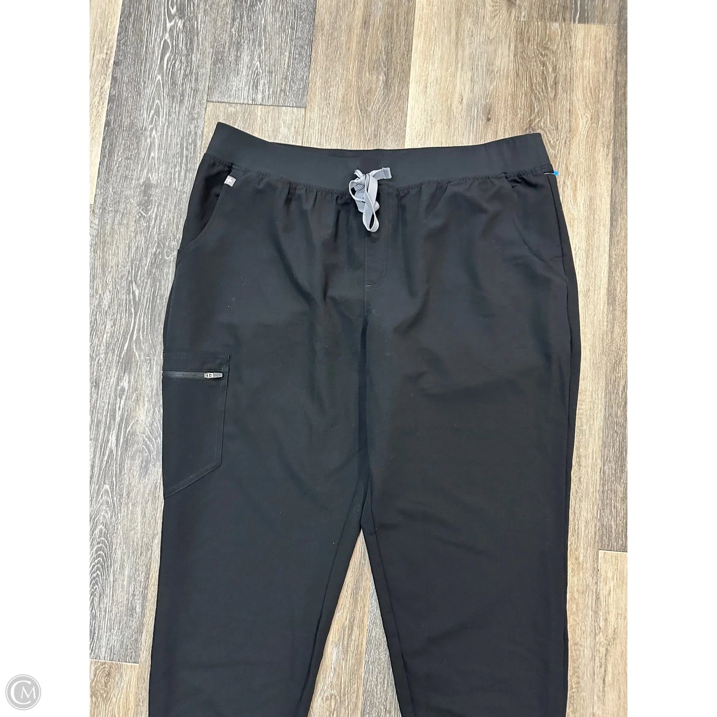 Athletic Pants By Figs In Black, Size: Xxl
