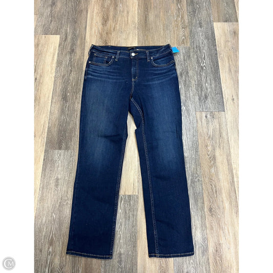 Jeans Straight By Silver In Blue Denim, Size: 18