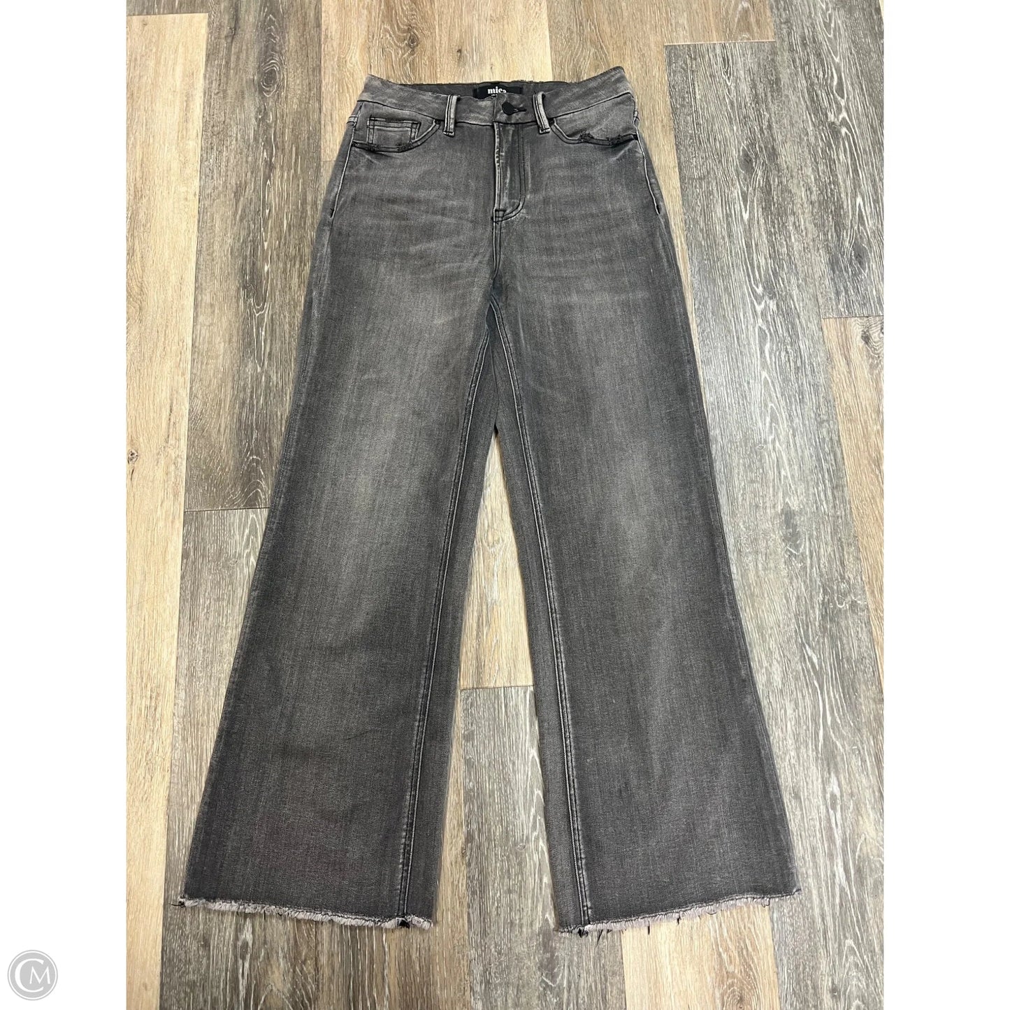 Jeans Wide Leg By Mica In Grey Denim, Size: 2/26