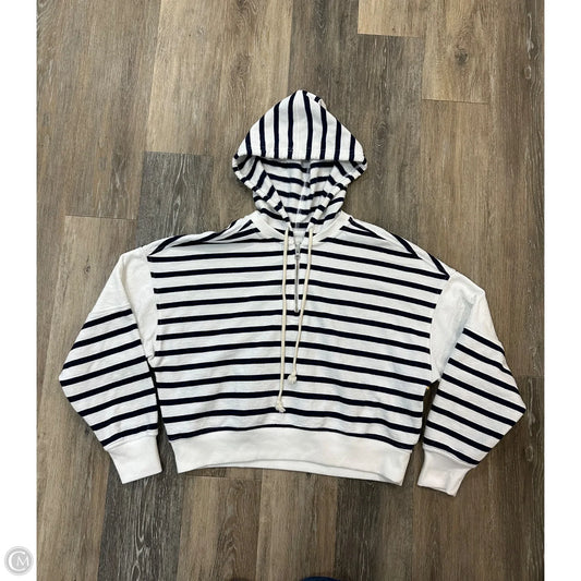 Sweatshirt Hoodie By Aerie In Striped Pattern, Size: S