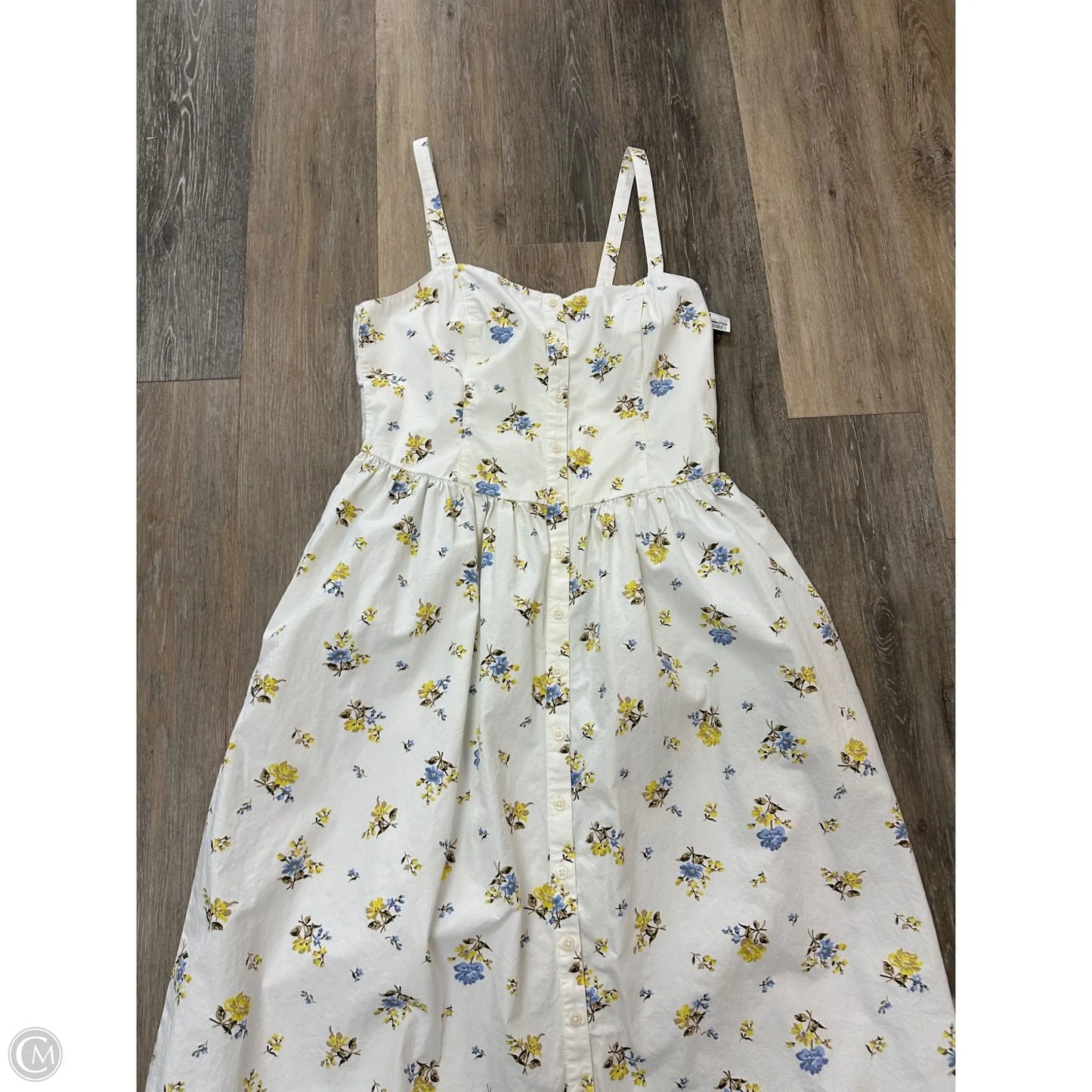 Dress Casual Maxi By Levis In Floral Print, Size: L