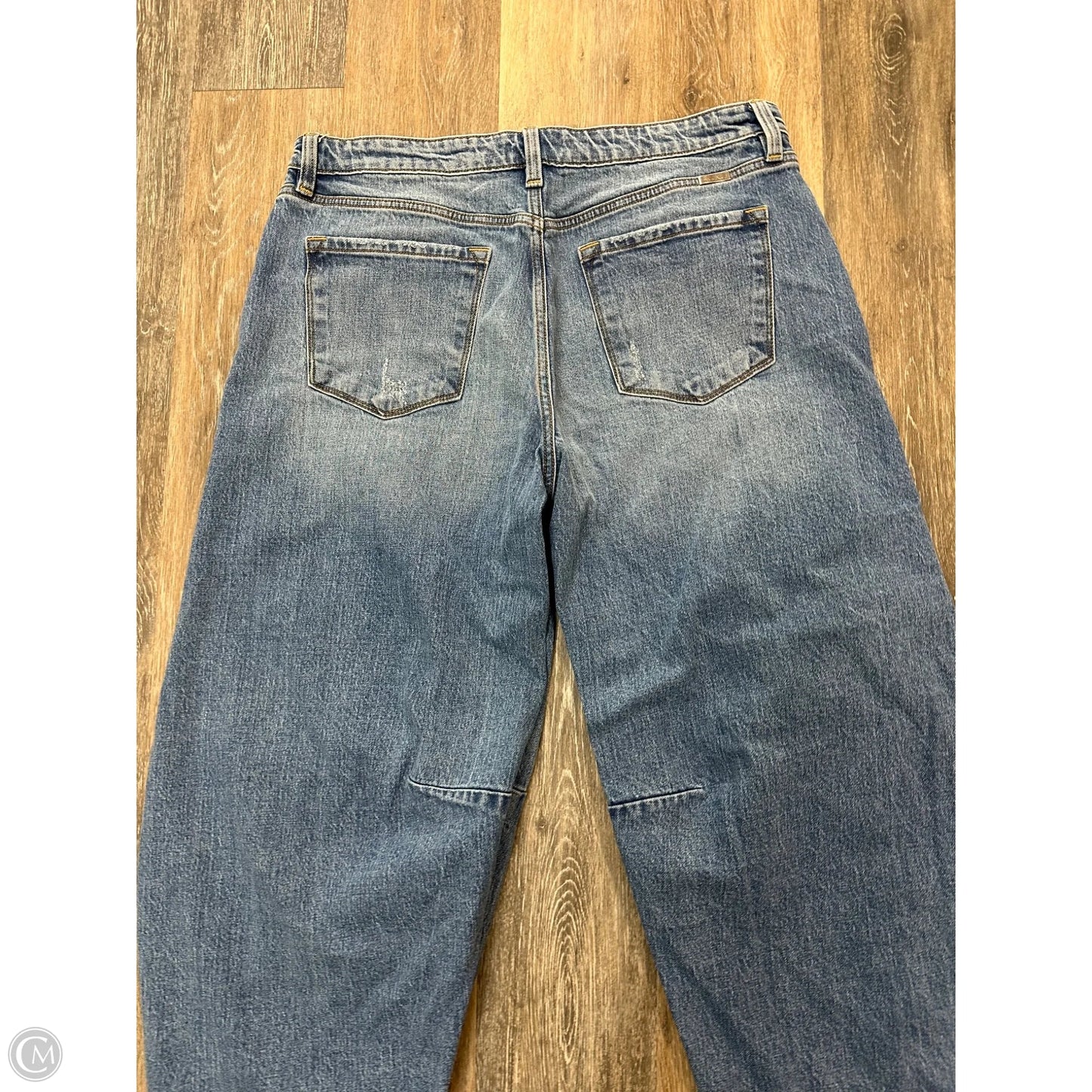 Jeans Wide Leg By Kancan In Blue Denim, Size: 12