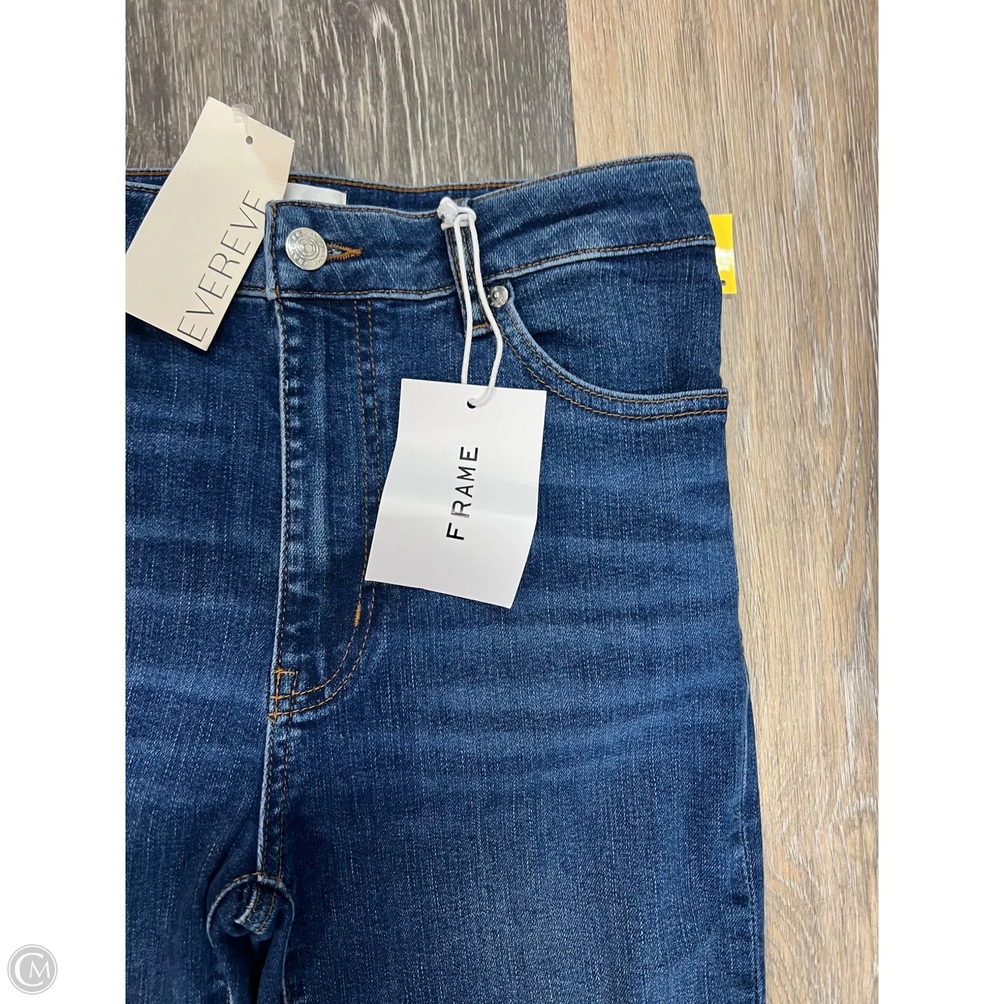 Jeans Boot Cut By Frame In Blue Denim, Size: 4/27