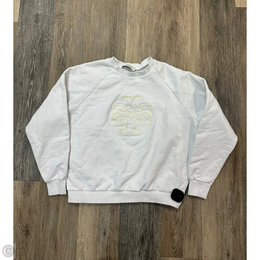 Sweatshirt Designer By Tory Burch In White, Size: S