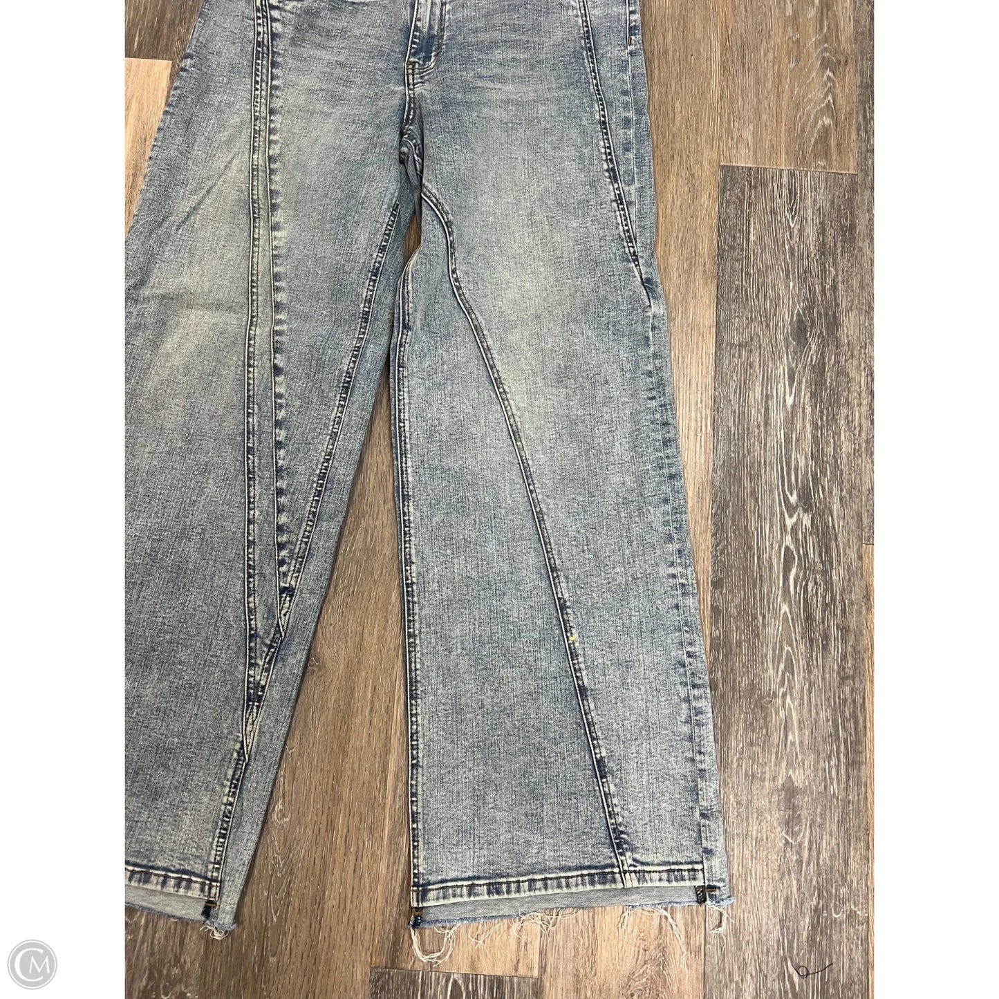 -Jeans Wide Leg By Kut In Blue Denim, Size: 10