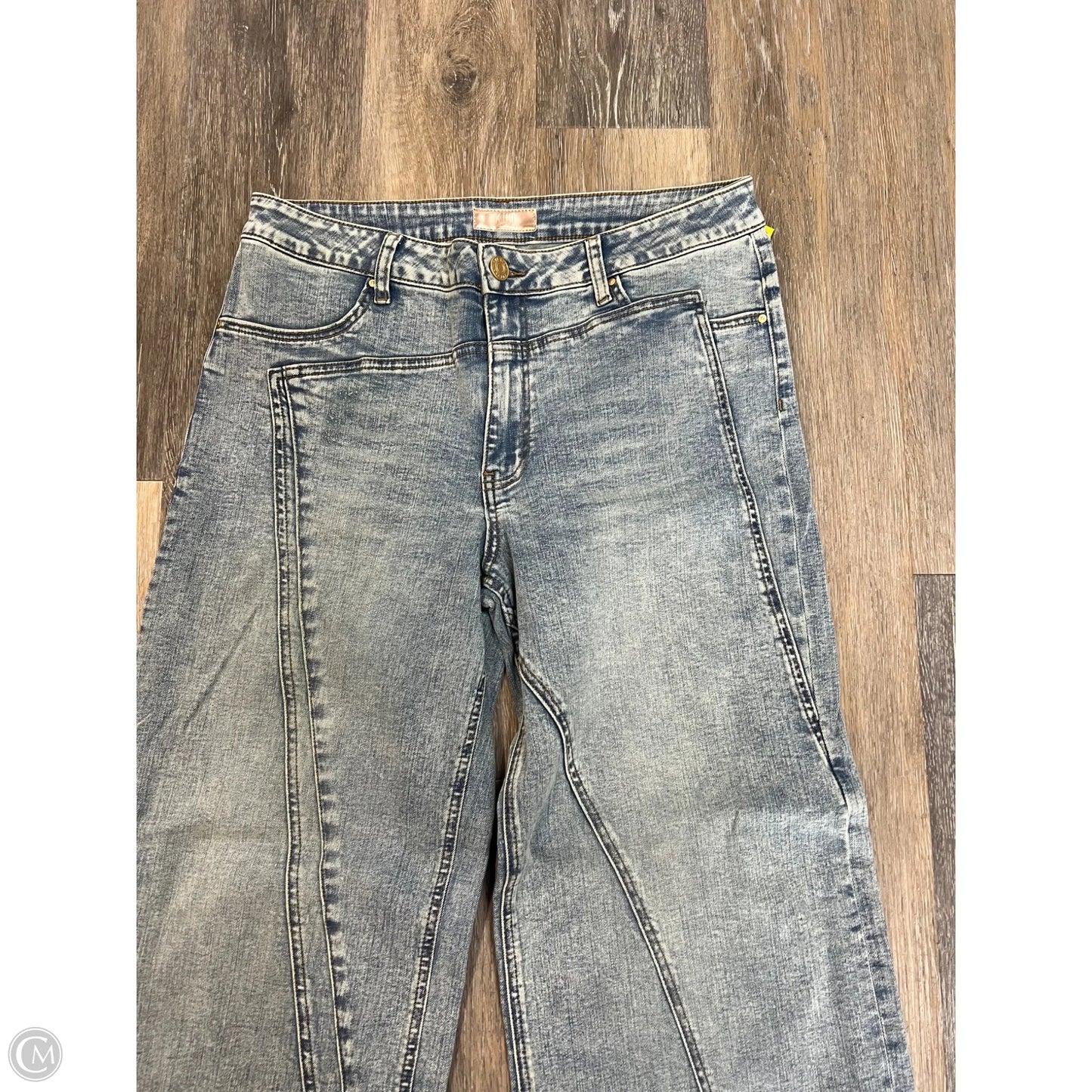 -Jeans Wide Leg By Kut In Blue Denim, Size: 10