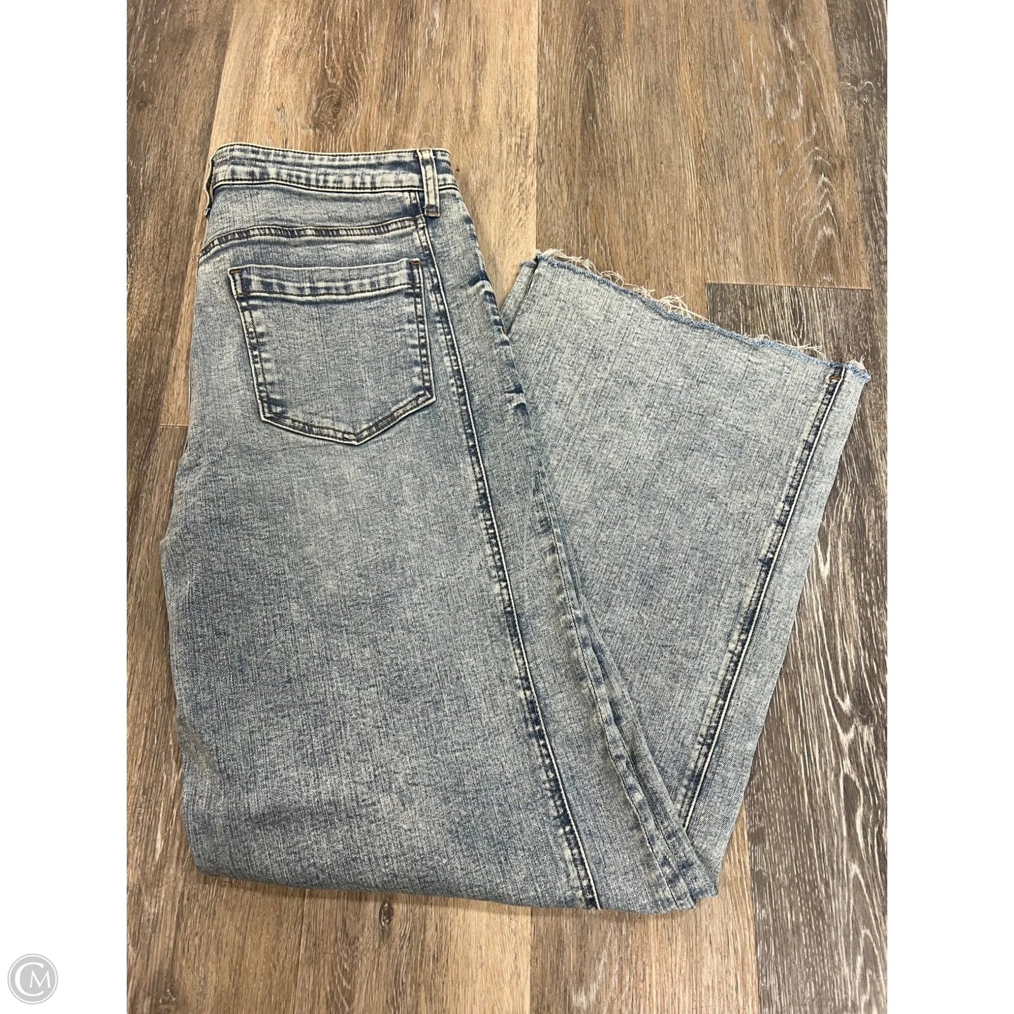 -Jeans Wide Leg By Kut In Blue Denim, Size: 10