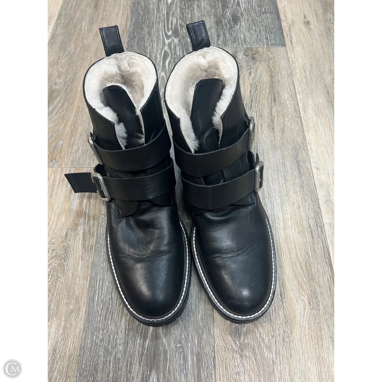 Boots Leather By Freda Salvador In Black, Size: 8.5