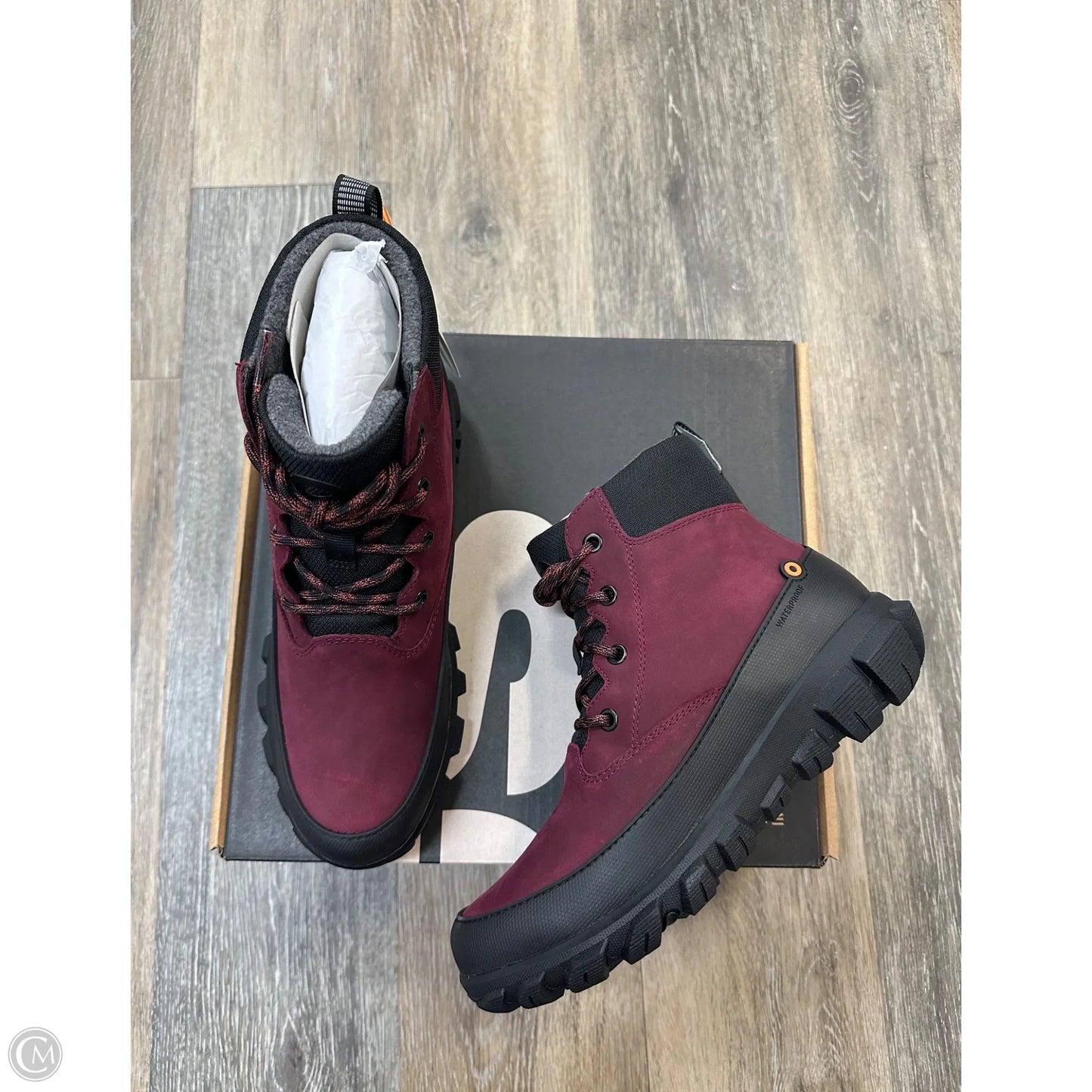 Boots Snow By Bogs In Maroon, Size: 7