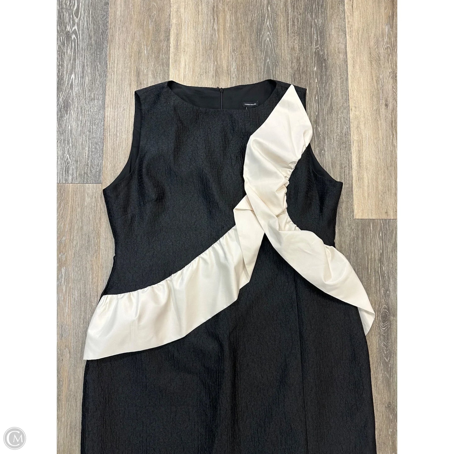Dress Party Midi By Karen Millen In Black, Size: 18