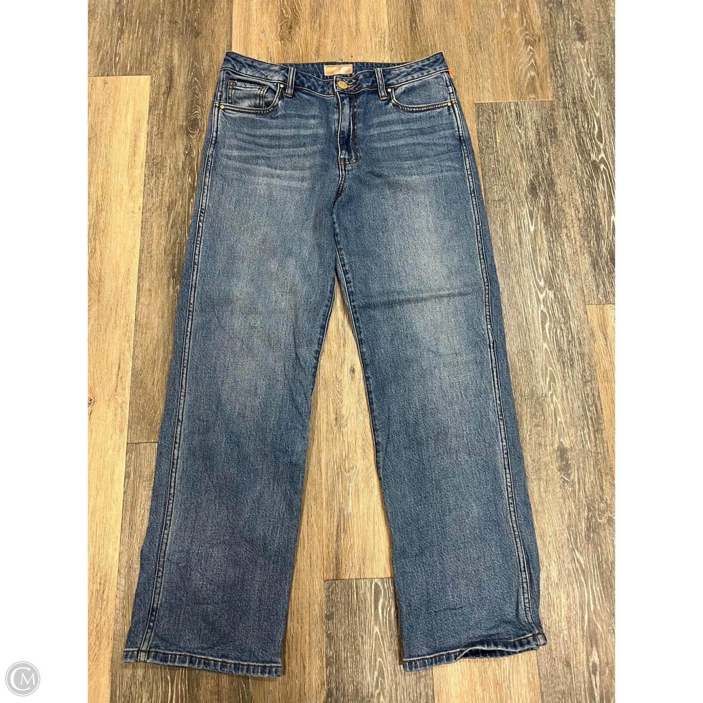 -Jeans Straight By Kut In Blue Denim, Size: 8