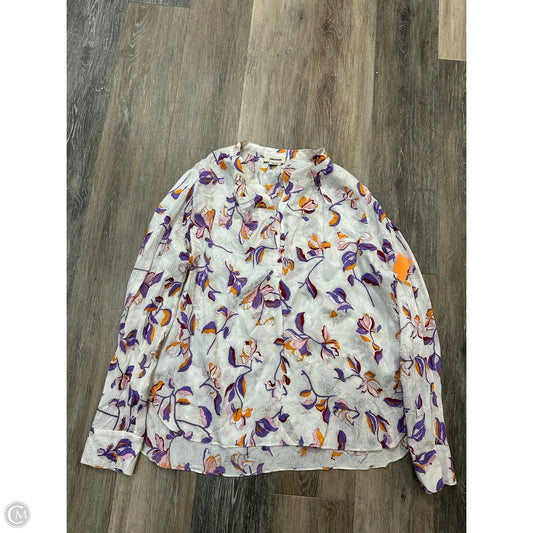 Blouse Long Sleeve By Zadig And Voltaire In Multi-colored, Size: L