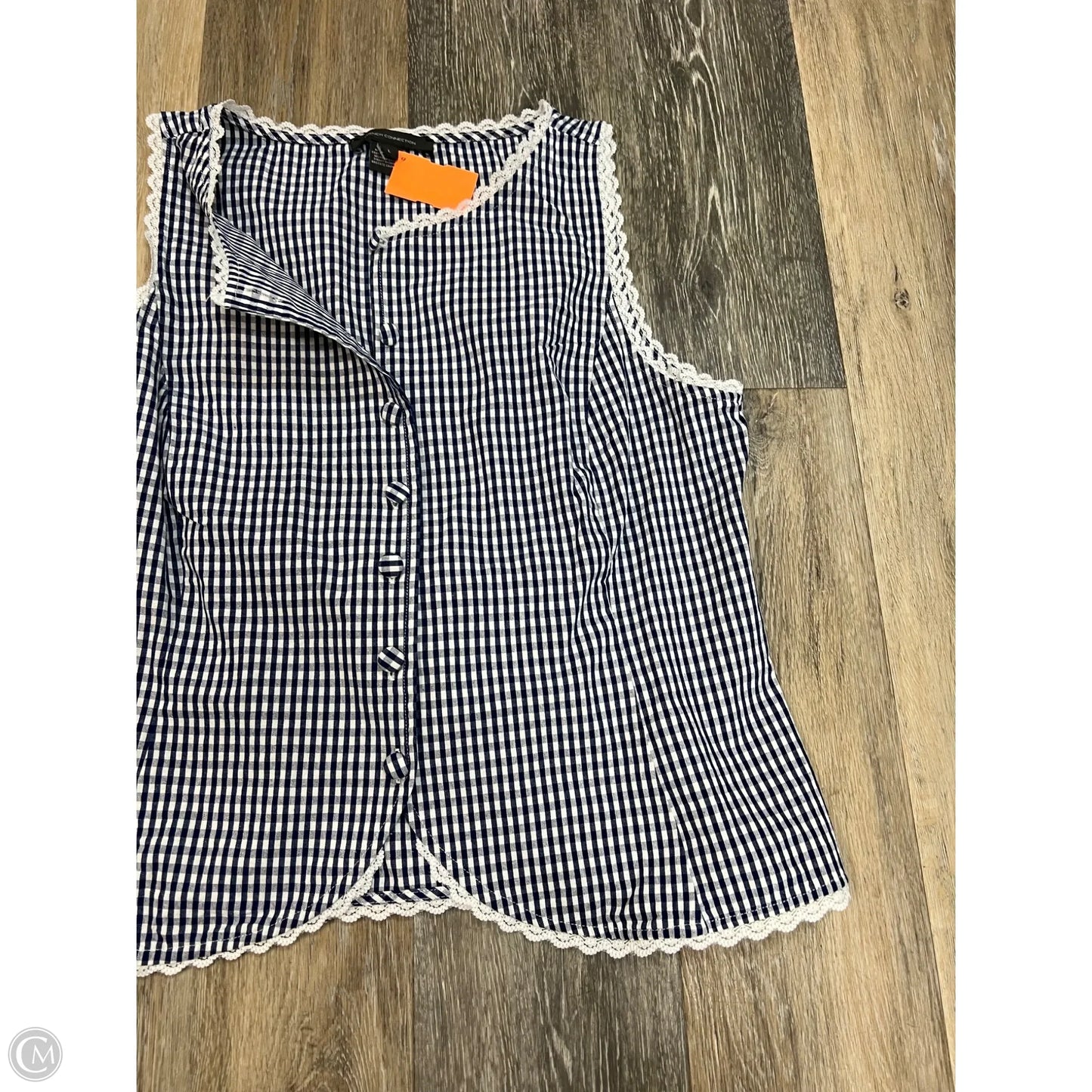 Tank Top By French Connection In Navy, Size: L
