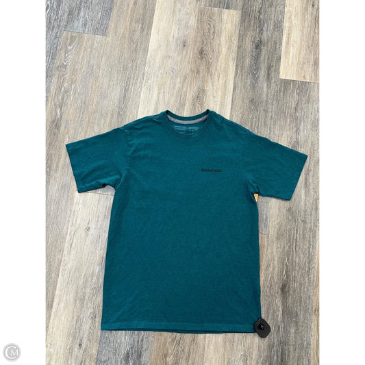 Athletic Top Short Sleeve By Patagonia In Green, Size: Xs