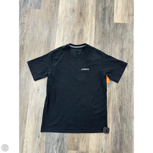 Athletic Top Short Sleeve By Patagonia In Black, Size: Xs