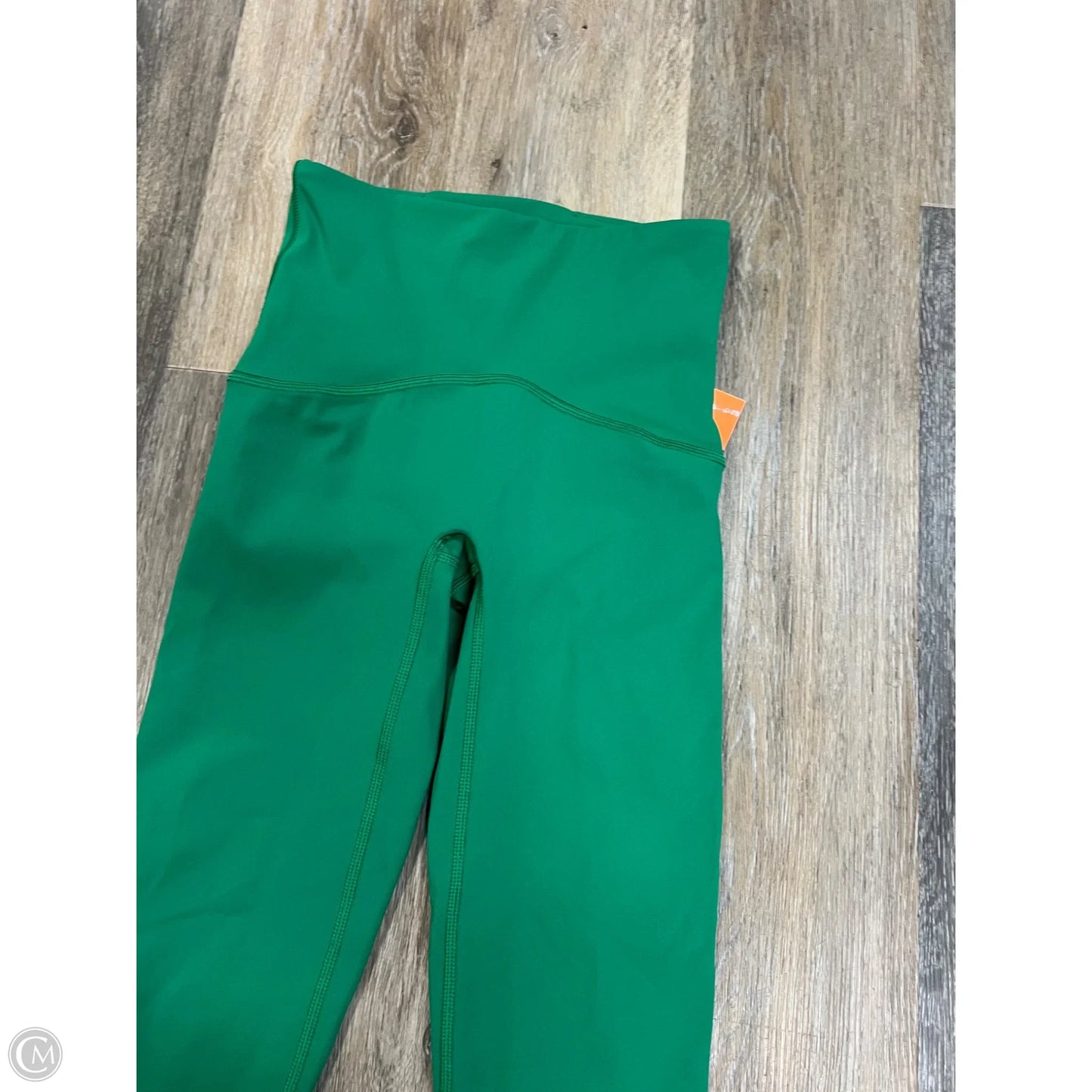 Athletic Leggings By Spanx In Green, Size: Xs