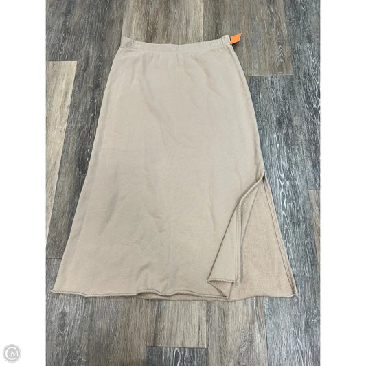 Skirt Maxi By Eileen Fisher In Tan, Size: S