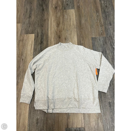 Sweatshirt Collar By Eileen Fisher In Grey